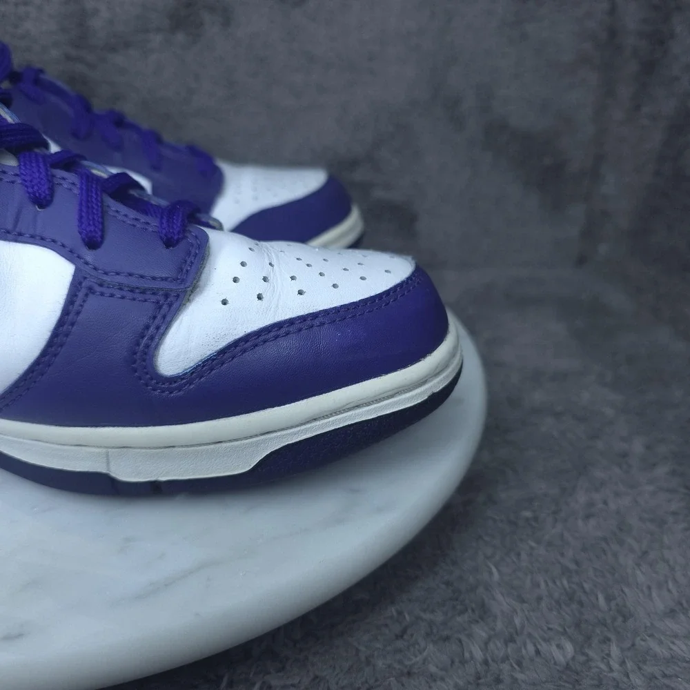Nike Dunk High Shoes Youth Size 7Y Purple White Basketball Sneakers DH9751-100